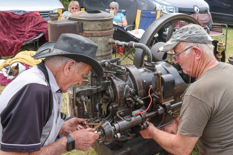 Sometimes the engines needed a helping hand