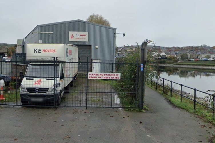The storage unit in Cardigan