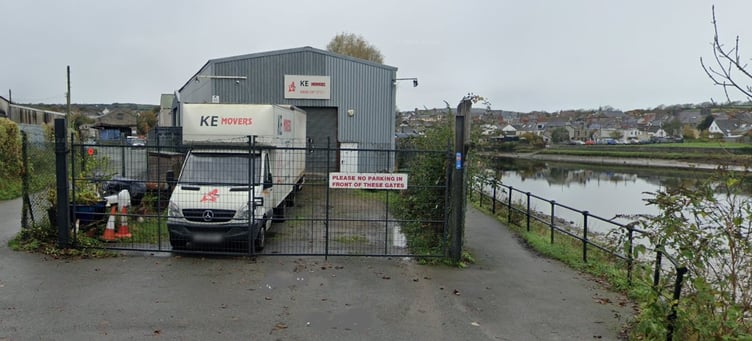 The storage unit in Cardigan