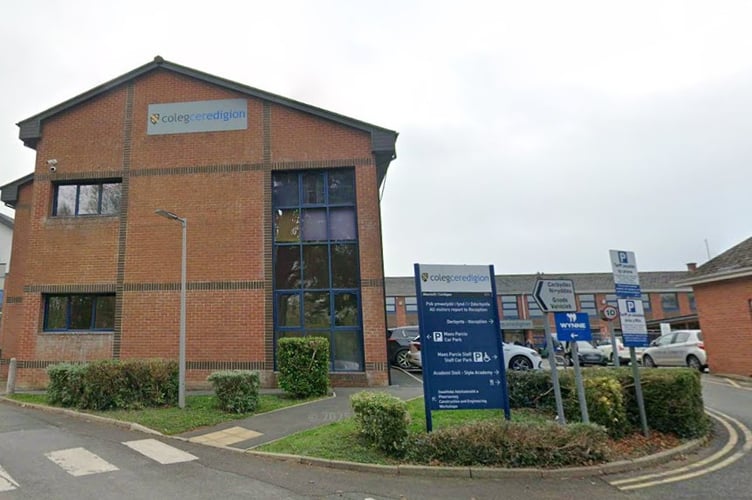 Coleg Ceredigion campus in Cardigan