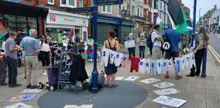 Aberystwyth protesters rally for Palestine
