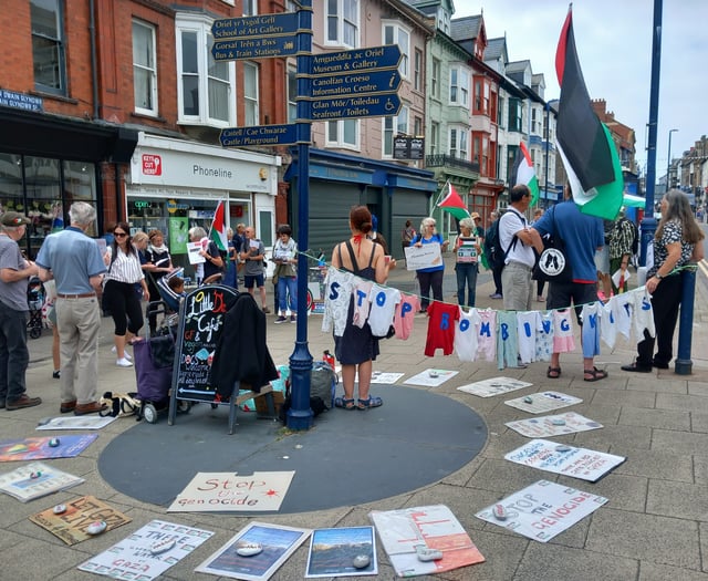 Aberystwyth protesters rally for Palestine