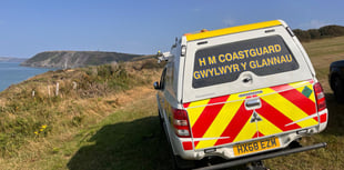 Coastguard rescue walker suffering heat stroke 