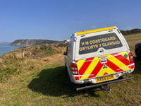 Coastguard rescue walker suffering heat stroke 