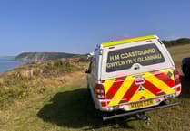 Coastguard rescue walker suffering heat stroke