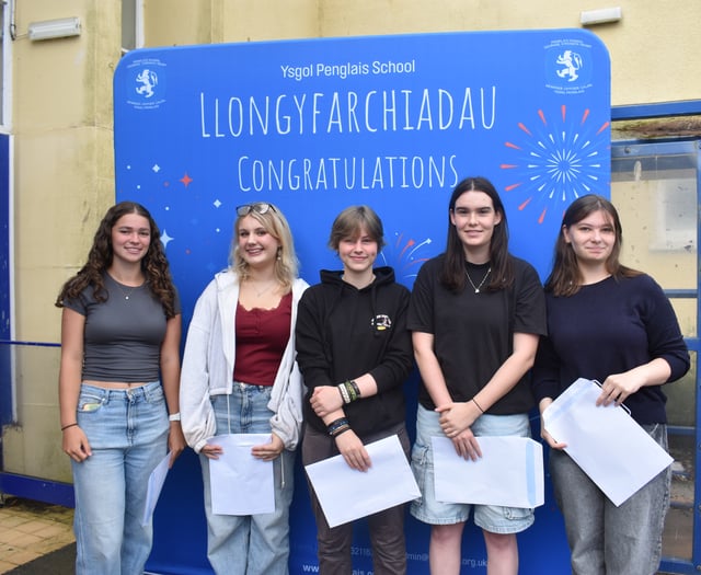 Aberystwyth schools celebrate exam success