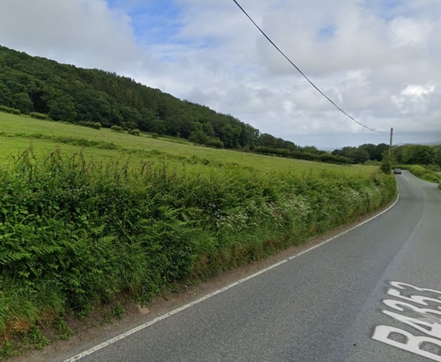 Emergency services respond to overturned tractor near Llandre