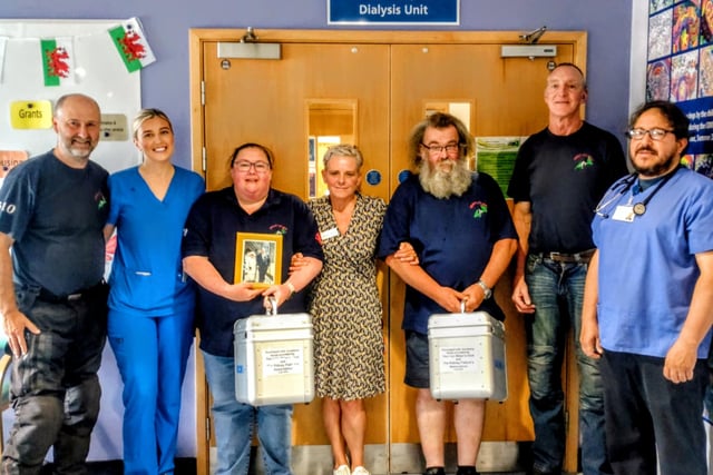 Bikers donate vital equipment to Gwynedd hospitals