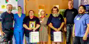 Bikers donate vital equipment to Gwynedd hospitals