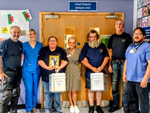 Bikers donate vital equipment to Gwynedd hospitals