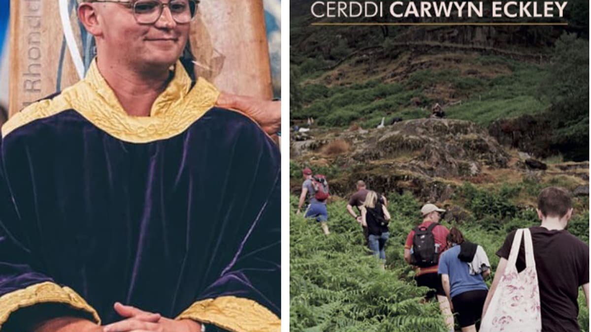 Y Prifardd Carwyn Eckley yn rhyddhau ei gasgliad gyntaf o gerddi ...