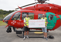 Ceredigion dads raise £4,000 for air ambulance by completing ultra-marathon