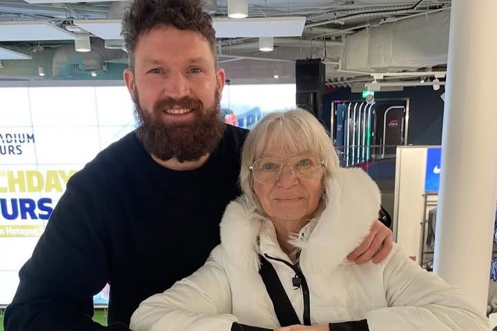 Carl Thompson with his Nan, Brenda Thompson. Photo: Carl Thompson
