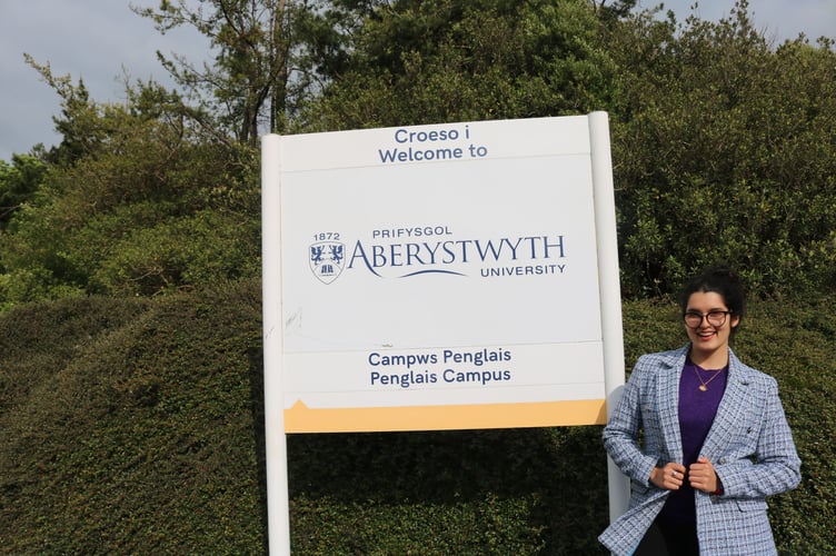 Gladys Garcia is an international student who is about to lose her third year place at Aberystwyth University if she can't raise the funds for her tuition. Photo: Gladys Garcia