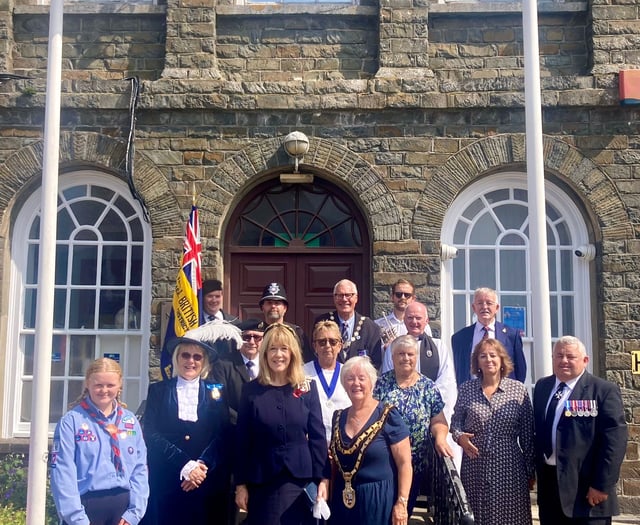 Aberaeron commemorates VJ Day