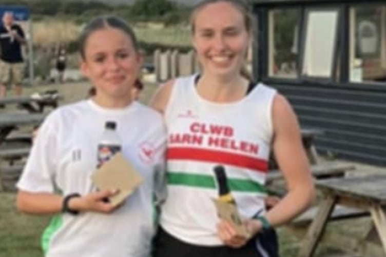 Ella Phillips and Sophia Barker, series winners at Poppit