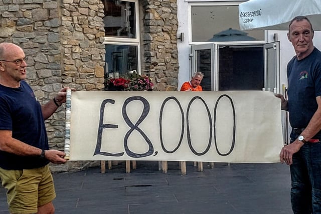 Llyn bikers raise £8,000 for hospice