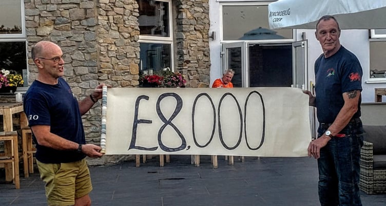 The bikers, with your support, raised an amazing £8,000 for this year's good cause