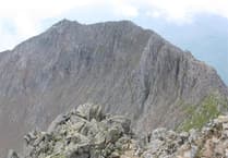 Man dies following fall from Crib Goch