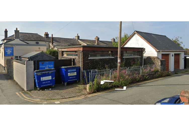 The former betting shop, Aberaeron