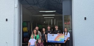 Aberaeron gym raises thousands for Noah’s Ark charity