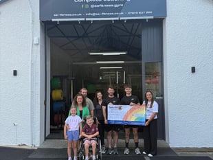 Aberaeron gym raises thousands for Noah’s Ark charity
