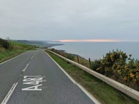 Motorcyclist in critical condition after coast road crash