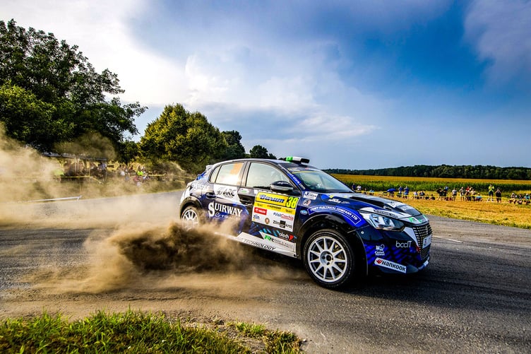 Ioan Lloyd is seen during the FIA European Rally Championship in Zlin, Czech Republic on 16, August 2025. // @World / Red Bull Content Pool // SI202508160598 // Usage for editorial use only //