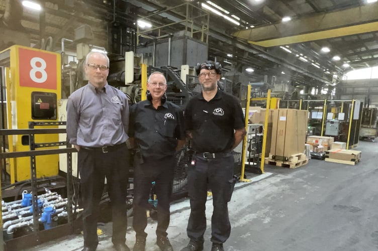 Aluminium die casting and machining centre CastAlum in Welshpool received a £25,000 grant last year to update two die-cast machines. Photo: CastAlum