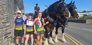 Epic relay around Ceredigion boundary raises thousands 