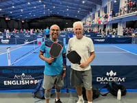 Aberaeron pickleball club founder wins gold at English Open