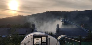 Breaking: Roof collapses as fire burns at Machynlleth home