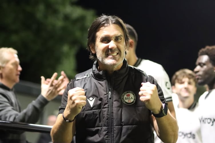Bala manager Steve Fisher was delighted with the win