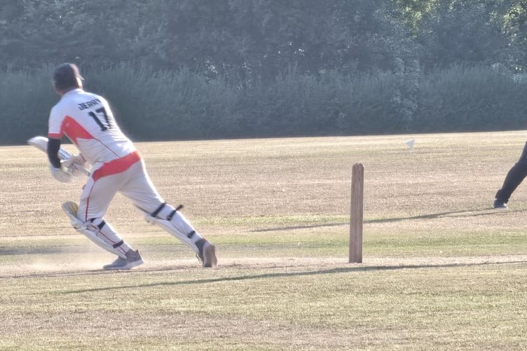 Jestus Jerry plays late on the offside