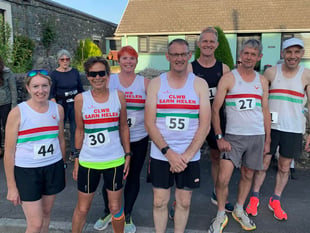 Sarn Helen runners impress at Cil y Cwm