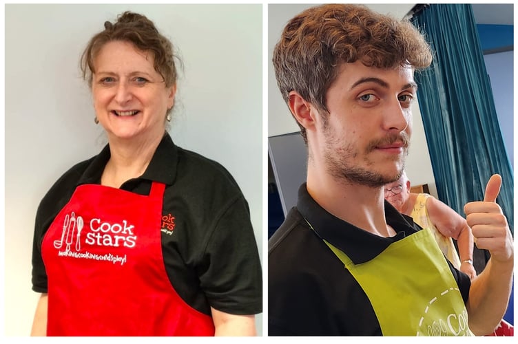 Val Frenett is being supported by her son Hal, 27, as she gets her business off the ground. Photo: Cook Stars