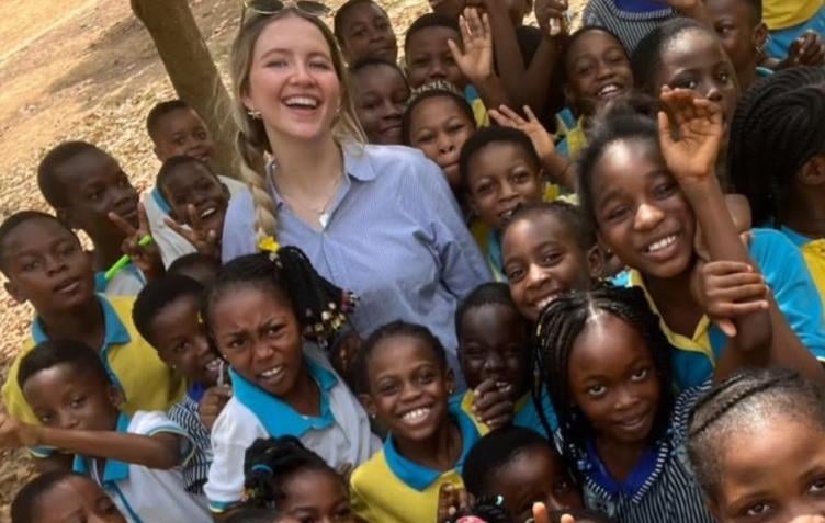 Bethany Wisbey first travelled to Ghana last year and hopes to return in November. Photo: Crowdfunder page