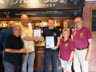 Porthmadog's Purple Moose celebrates beer awards