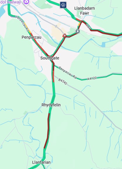 Aberystwyth traffic