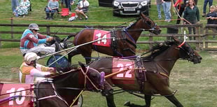 Llandrindod Wells racing event on bank holiday