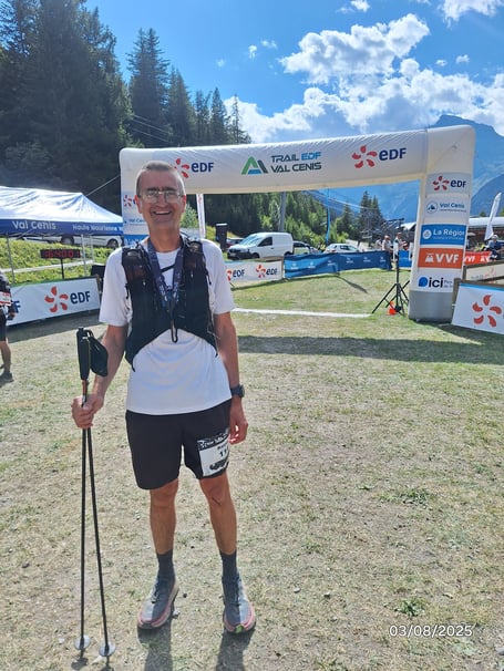 Balázs Pinter at the Trail Val Cenis 2025