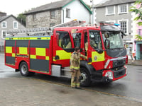 Breaking: Smoke fills Machynlleth shop due to faulty alarm system