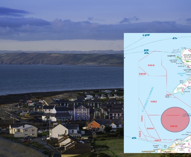 Two weeks of military testing planned for Cardigan Bay