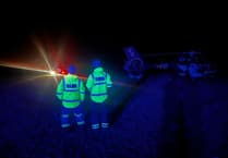 Late night cliff rescue in Aberporth