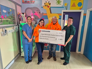 Chunky Monkeys raise money for Bronglais children's ward