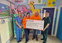 Chunky Monkeys raise money for Bronglais children's ward