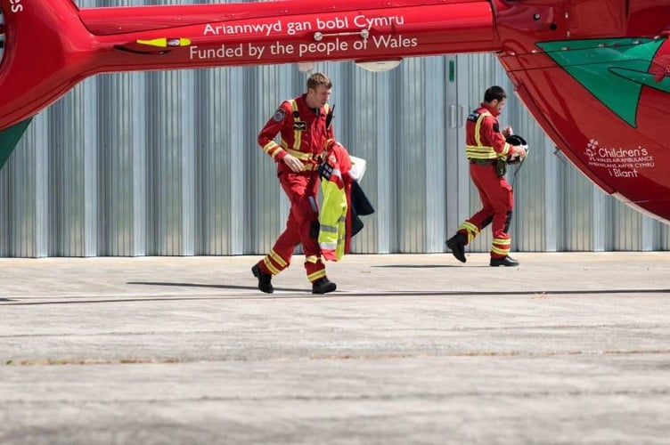 The charity says that between 2023 and 2024, there were 199 days when Wales Air Ambulance crews in Caernarfon did not see a patient. In Welshpool, it was 163 days without patient contact.