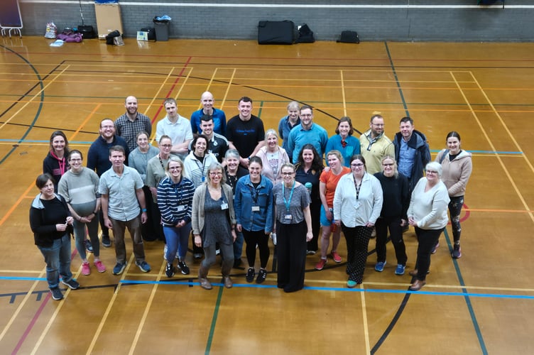 The therapy team supporting people through their Community Assessment Day events across Gwynedd and Anglesey. Photo: Betsi Cadawaladr University Health Board