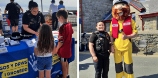 Police attend Criccieth RNLI Lifeboat Station open day