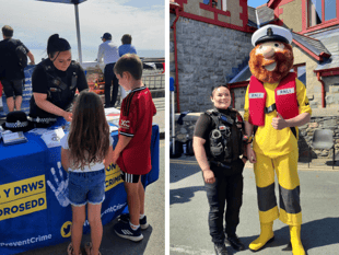 Police attend Criccieth RNLI Lifeboat Station open day